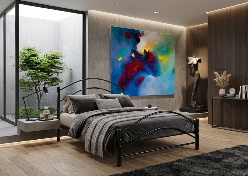 تخت خواب دو نفره شادی